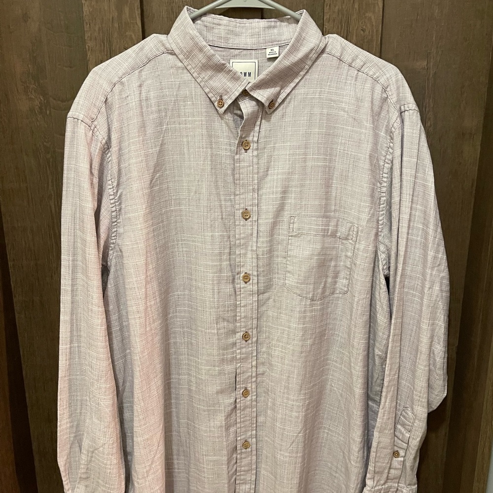 ROWM Casual Long-Sleeve Button Down Shirt - XL